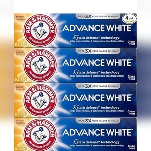 Arm & Hammer Advance White Toothpaste 0.9  0z Travel Size Pack Of 4